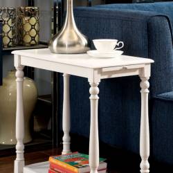 DEERING SIDE TABLE White Finish